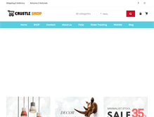 Tablet Screenshot of crustle.com
